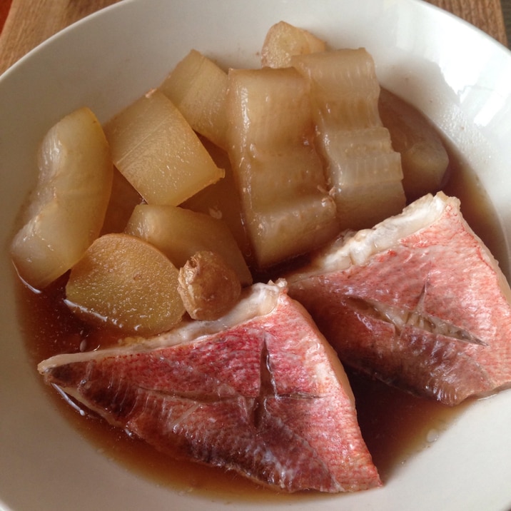 赤魚と冬瓜の煮付け♪